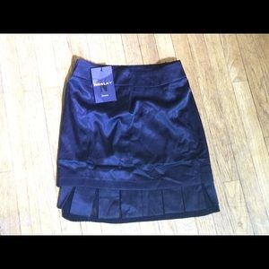Neslay Paris black silky mini skirt